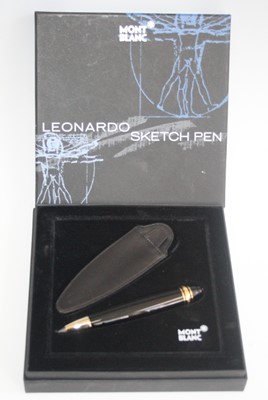 Lot 105 - A boxed Montblanc Meisterstuck Leonardo Sketch...