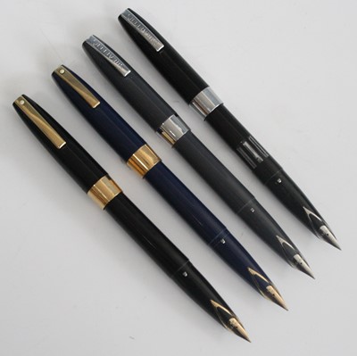 Lot 109 - Four Sheaffer Compact fountain pens, circa...