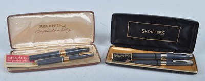 Lot 145 - A cased Sheaffer PFM fountain pen and...