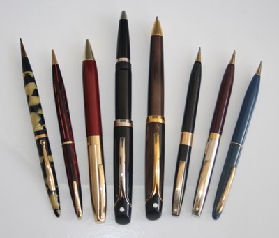 Lot 191 - Two Sheaffer Valor made in Italy ballpoint...