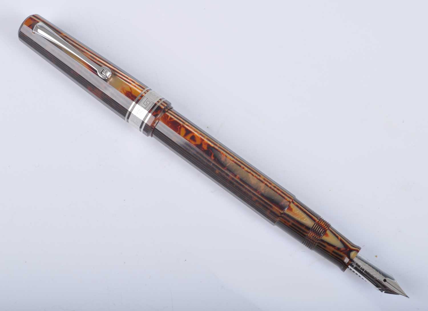 Lot 204 - A cased Omas Paragon Bronze Arco fountain pen,...