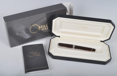 Lot 204 - A cased Omas Paragon Bronze Arco fountain pen,...