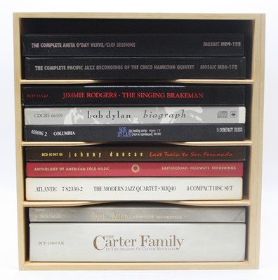 Lot 1081 - Jazz/Folk, a collection of ten CD box-sets to...