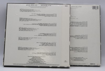 Lot 1054 - Bob Dylan, Biograph five record de-luxe...