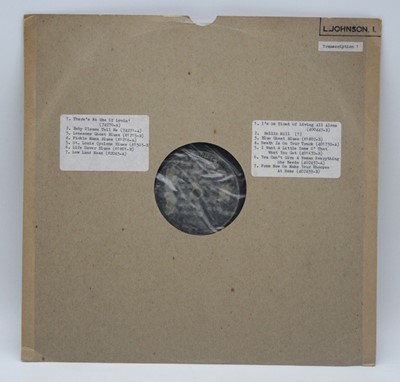 Lot 1063 - Lonnie Johnson, Transcription, Vols. 1-3,...