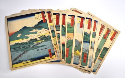 Lot 2421 - Hiroshige II (born Suzuki Chimpei / later...