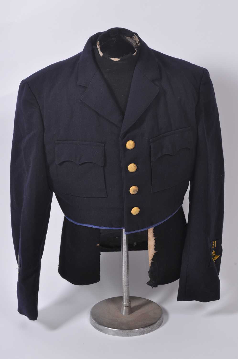 Lot 1005 - Steve Harley, a navy gabardine single breasted...
