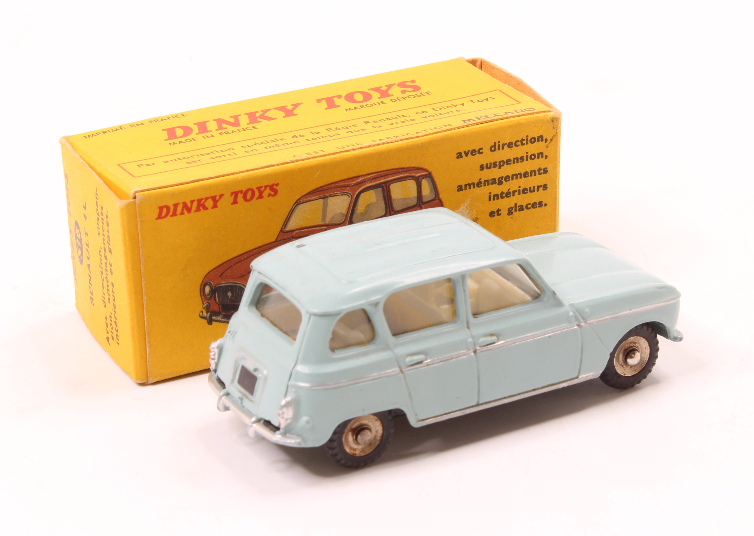 Lot 1216 - French Dinky Toys, 518 Renault 4L, pale