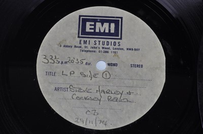 Lot 1033 - Steve Harley + Cockney Rebel, two 12" acetates...