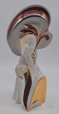 Lot 48 - A Galos porcelain stylised head and shoulders...
