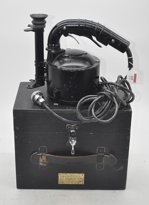Lot 115 - A vintage hand held spotlight, 27cm, with...
