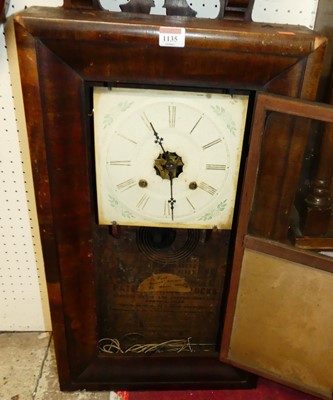 Lot 1135 - An early 20th century American mahogany drop...