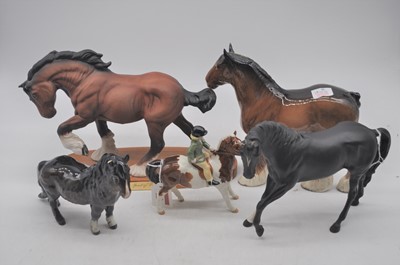 Lot 179 - A Beswick model of a shire mare, No. 818,...