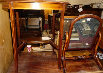 Lot 1196 - An Edwardian mahogany oval occasional table,...