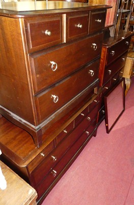 Lot 1214 - Stag Minstrel bedroom furniture to include;...