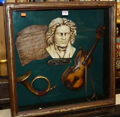 Lot 1218 - A contemporary table top glazed display case,...
