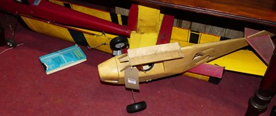 Lot 1226 - A scratch built model aeroplane, and one other...