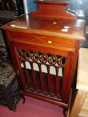 Lot 1235 - An Edwardian mahogany and satinwood strung...