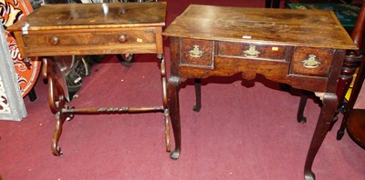 Lot 1238 - An early 19th century provincial oak three...