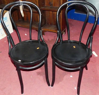 Lot 1321 - A set of six contemporary John Lewis black...