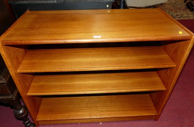 Lot 1337 - A 1970s Danish teak low open shelf by Preben...