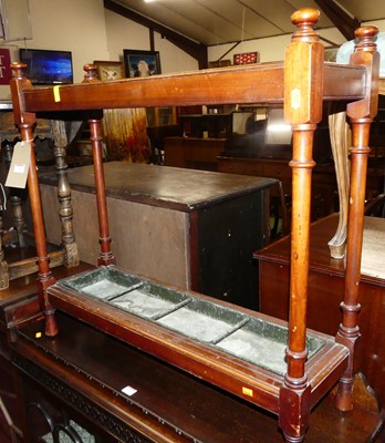 Lot 1340 - An early 20th century mahogany four-division...