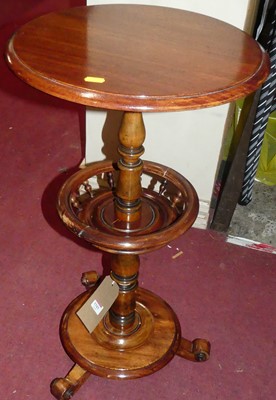 Lot 1343 - A Victorian mahogany circular occasional table,...