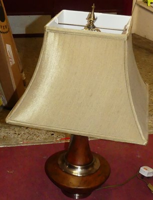 Lot 1344 - A contemporary turned fruitwood and brushed...