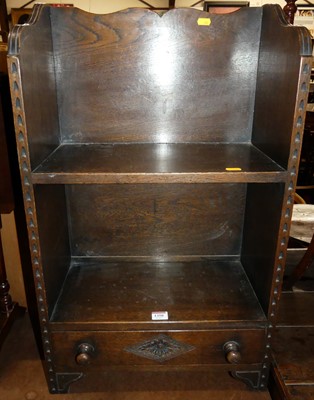 Lot 1350 - A small contemporary joined and moulded oak...