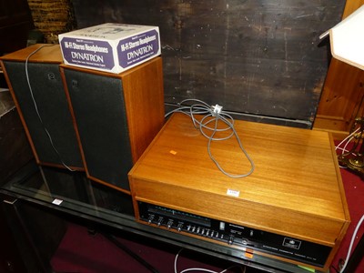 Lot 1355 - A 1980s Dynatron table-top music system,...
