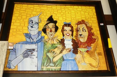 Lot 1013 - Todd White - Drinks party, embellished giclee...