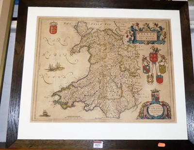 Lot 1023 - After Johann Blaeu - Wallia (Wales), engraved...