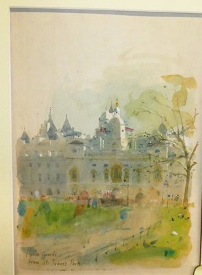 Lot 1028 - John Sargeant - Horseguards from St James'...