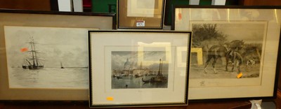 Lot 1071 - Peggy Newell - Silhouette study of a child,...