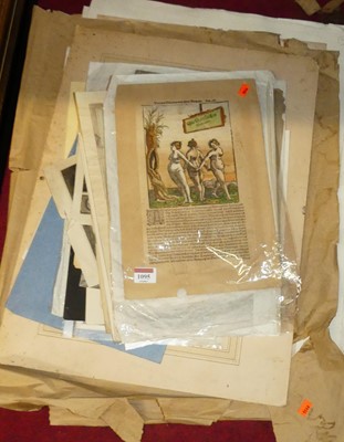 Lot 1095 - A collection of unframed prints, to include...