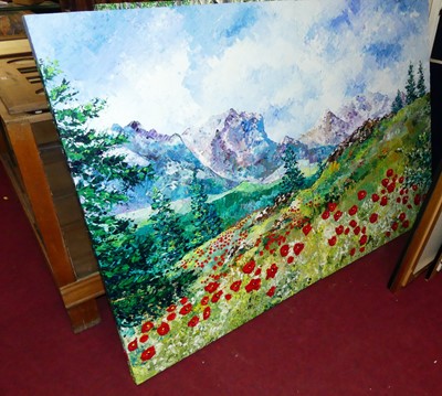 Lot 1106 - Isabelle Dupuy - Strong and Mighty, oil and...