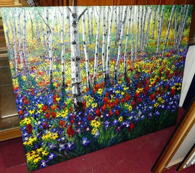 Lot 1106a - Jennifer Vranes - Radiant spring, oil on...