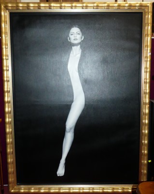 Lot 1116 - V I (?) - Model study, canvas print, 191 x 140cm