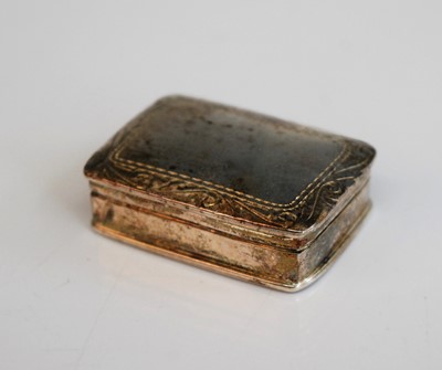 Lot 322 - A modern silver pill box, with 35mm