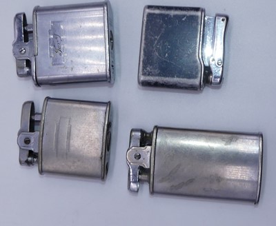 Lot 311 - An Art Deco Ronson Whirlwind pocket cigarette...
