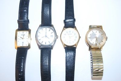 Lot 348 - A gent's Oriosa steel cased automatic...