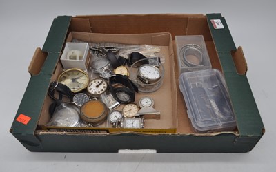 Lot 465 - A collection of miscellaneous wrist and pocket...