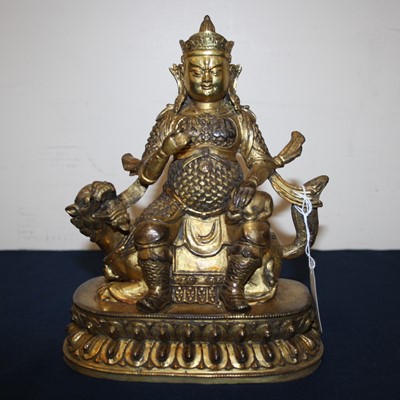 Lot 480 - A reproduction bronze alloy figure of a Thai...
