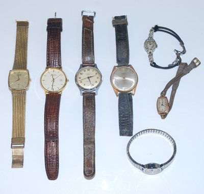 Lot 395 - Assorted wristwatches, to include lady's 9ct...
