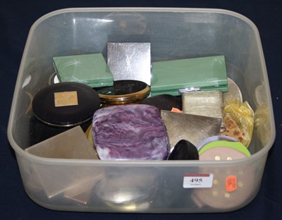 Lot 495 - A collection of assorted modern lady's powder...