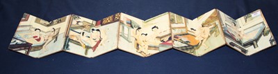 Lot 501 - A reproduction Chinese erotic folding book