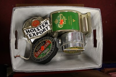 Lot 596 - A collection of branded beer pumps