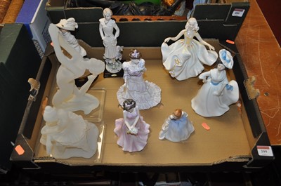 Lot 399 - A collection of various figures of ladies to...