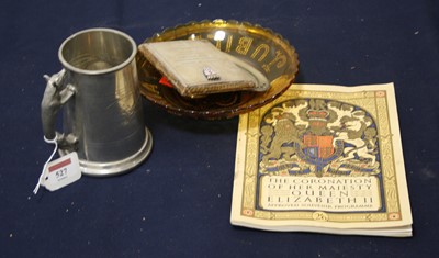 Lot 527 - A George VI swimming trophy plaque, of...