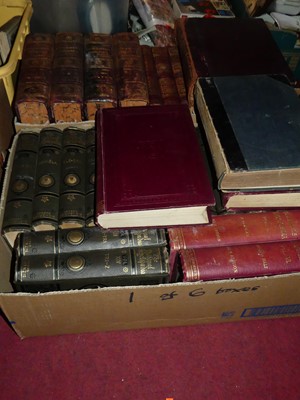 Lot 433 - Two boxes of vintage books to include...